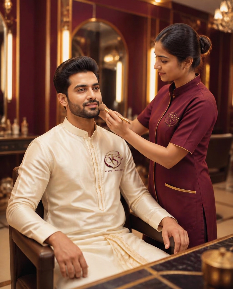 Groom Styling — Make-up für den Bräutigam